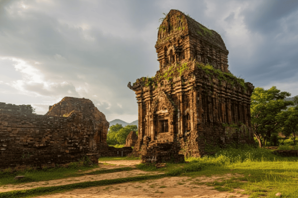 Discover the ancient Cham ruins in the cool early morning to beat the heat while immersing yourself in My Son Sanctuary